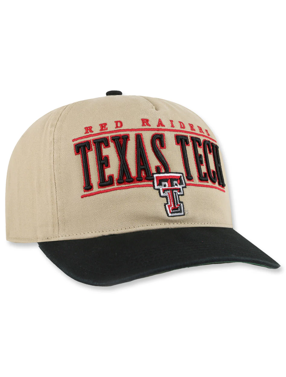 47 Brand Texas Tech "City Line" Khaki Hitch Snapback Cap - Image 2