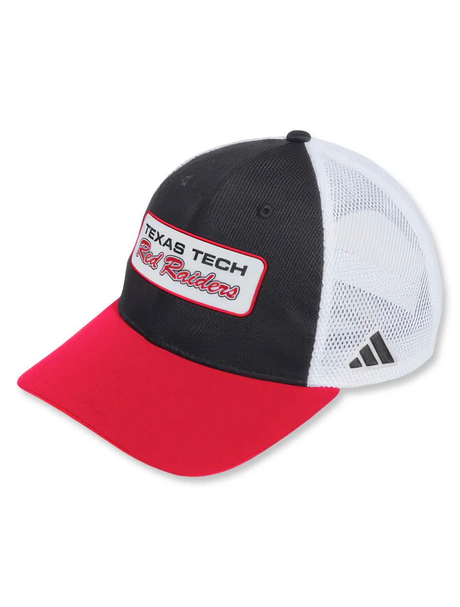 Adidas Texas Tech 2025 Seasonal Trucker Hat
