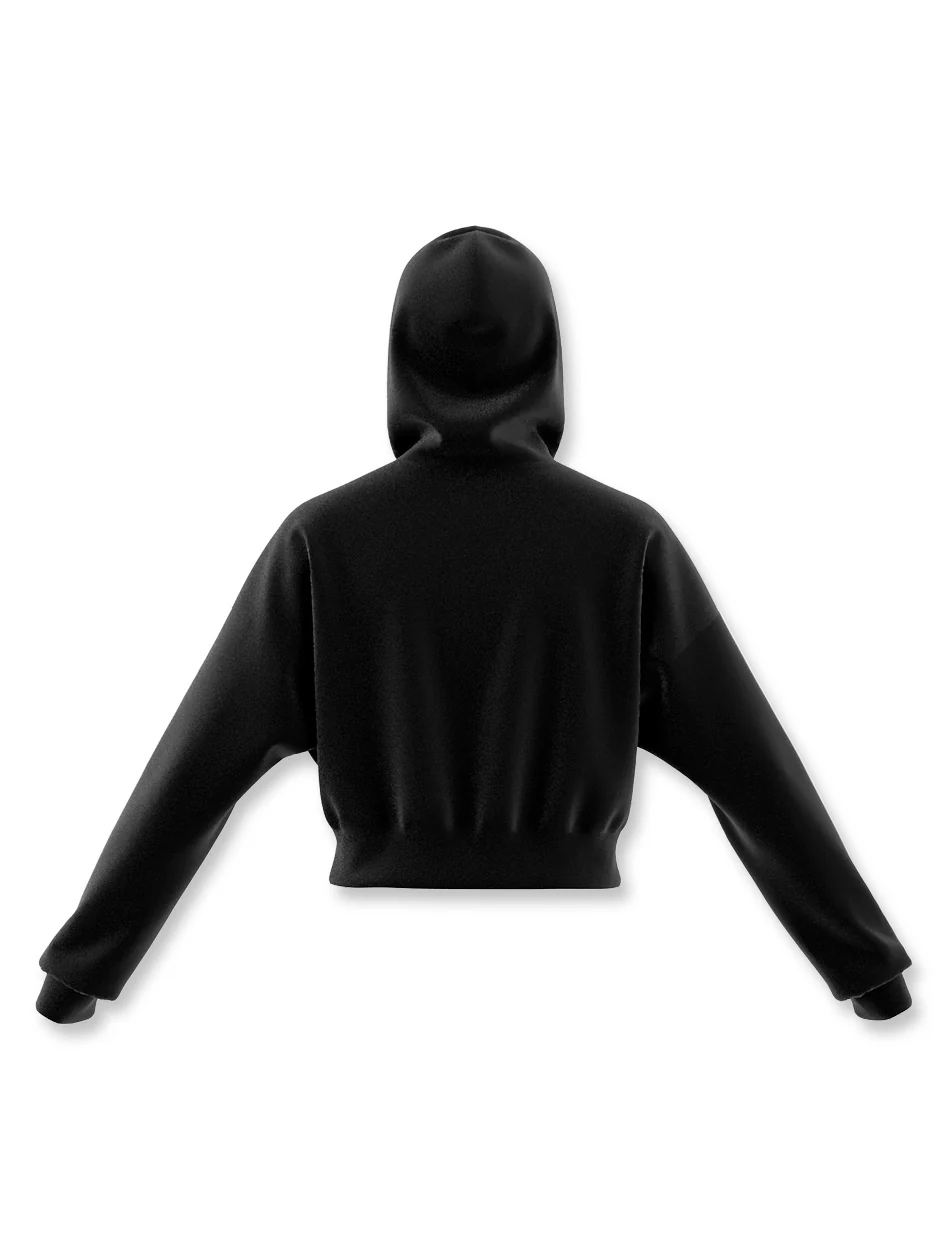 Adidas Texas Tech "3 Stripe" Cropped Hood - Image 2