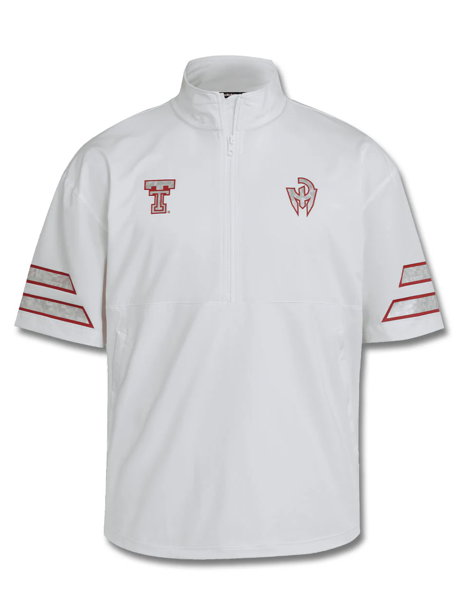 Adidas Texas Tech  Mahomes "TOO COLD" Short Sleeve Quarter Zip