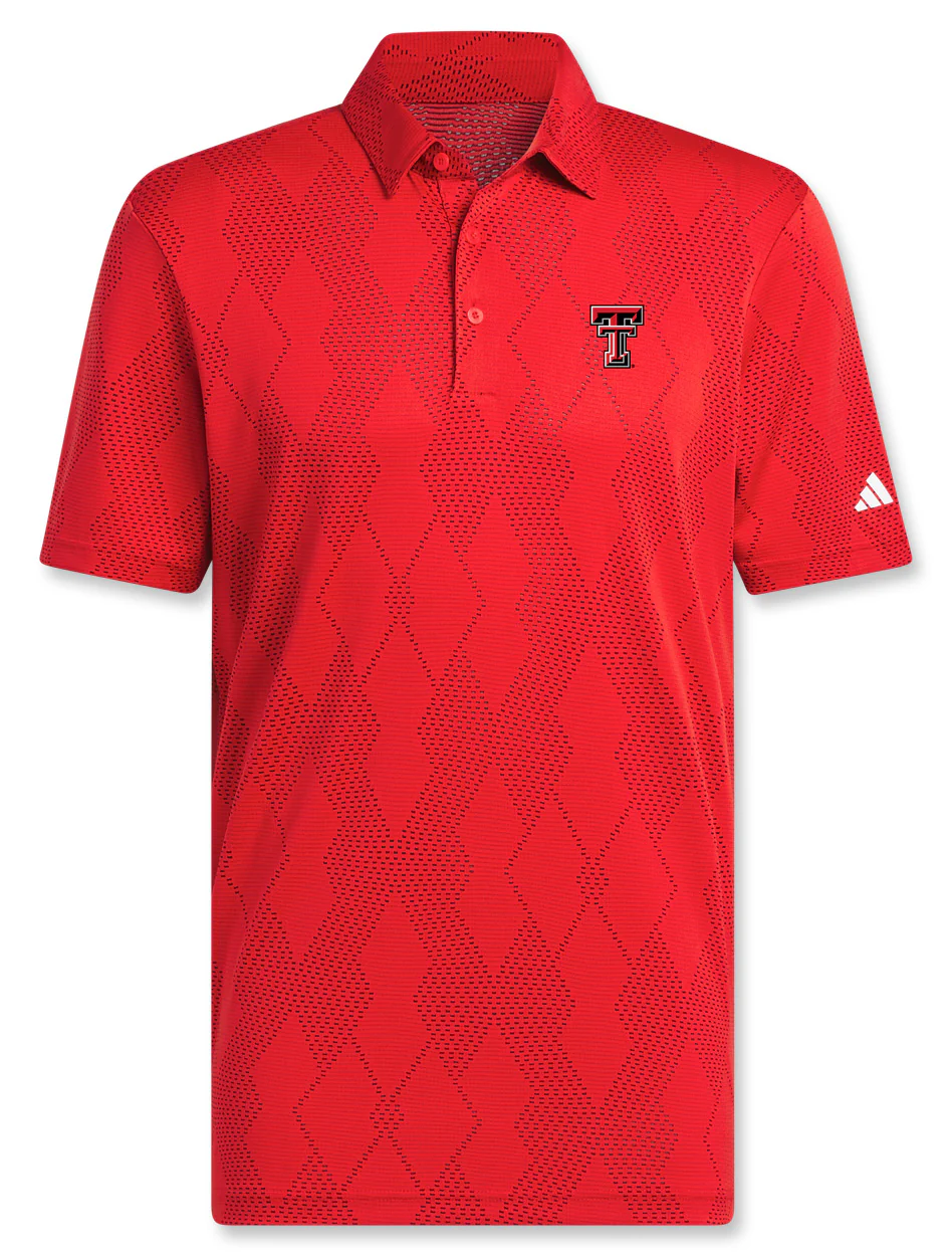 Adidas Texas Tech Golf "Golden Hour on 18" ULT Textured Polo