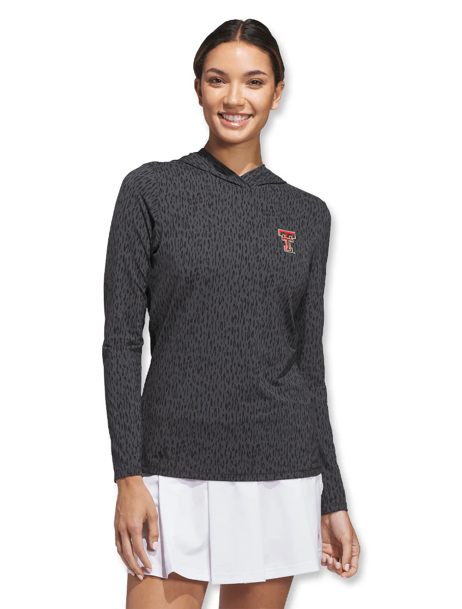 Adidas Texas Tech Golf Women's "In The Wild" Printed Hoody (whs-720) - Image 2