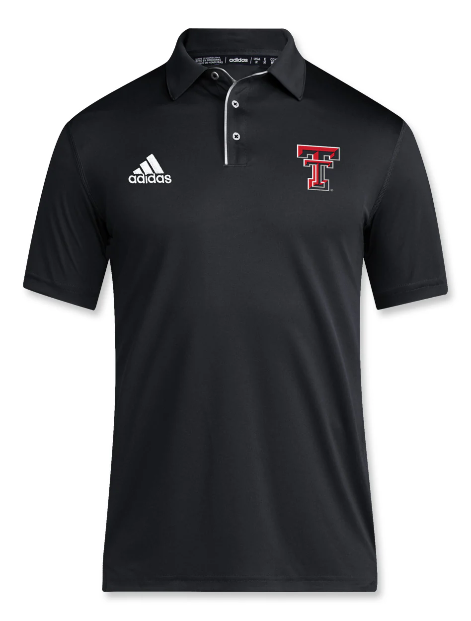 Adidas Texas Tech "Locker Room" Sideline 2024 Polo - Image 3
