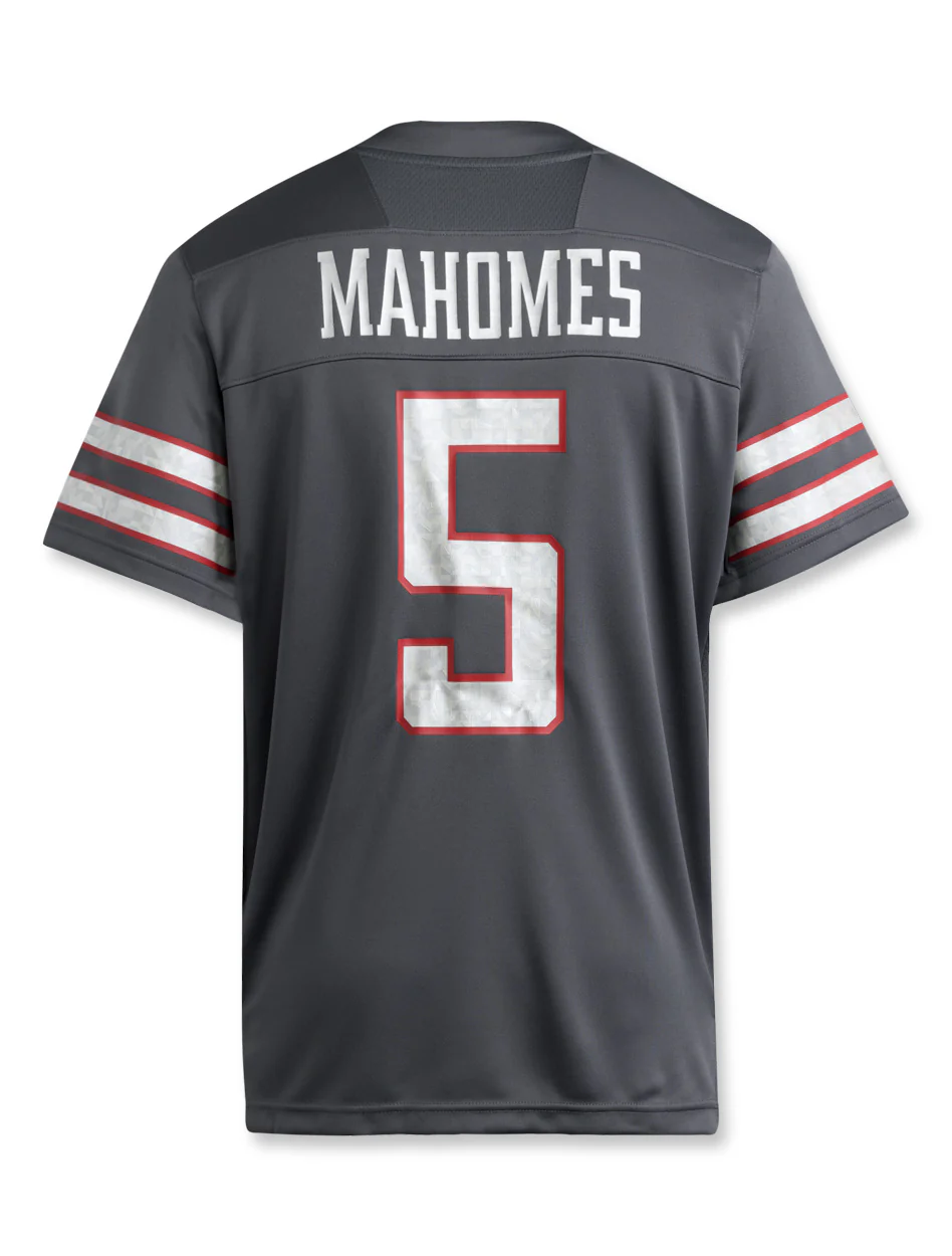 Adidas Texas Tech Mahomes Premier 2024 Galvanized Jersey - Image 2