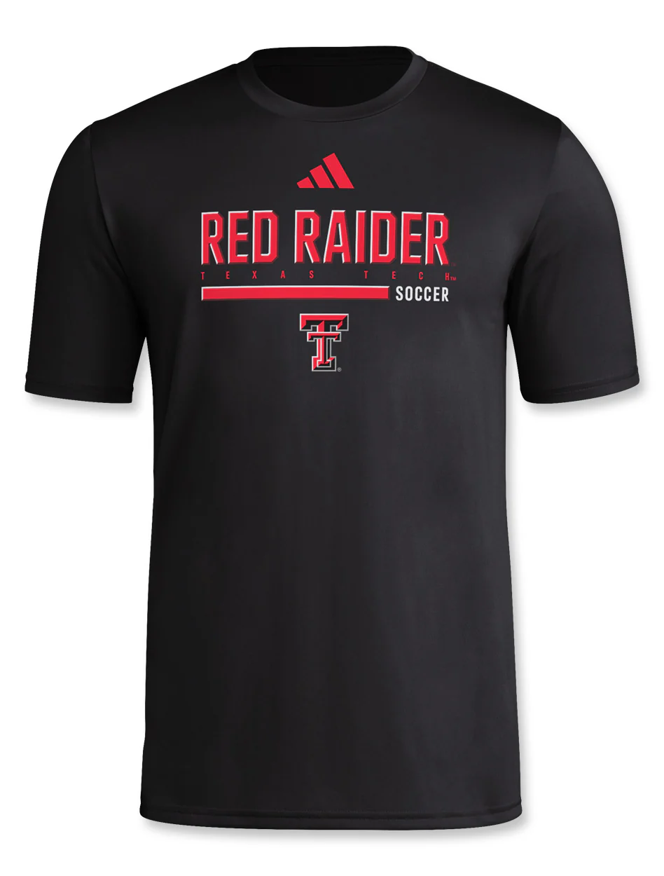 Adidas Texas Tech Soccer "OTF 2025" Short Sleeve T-Shirt