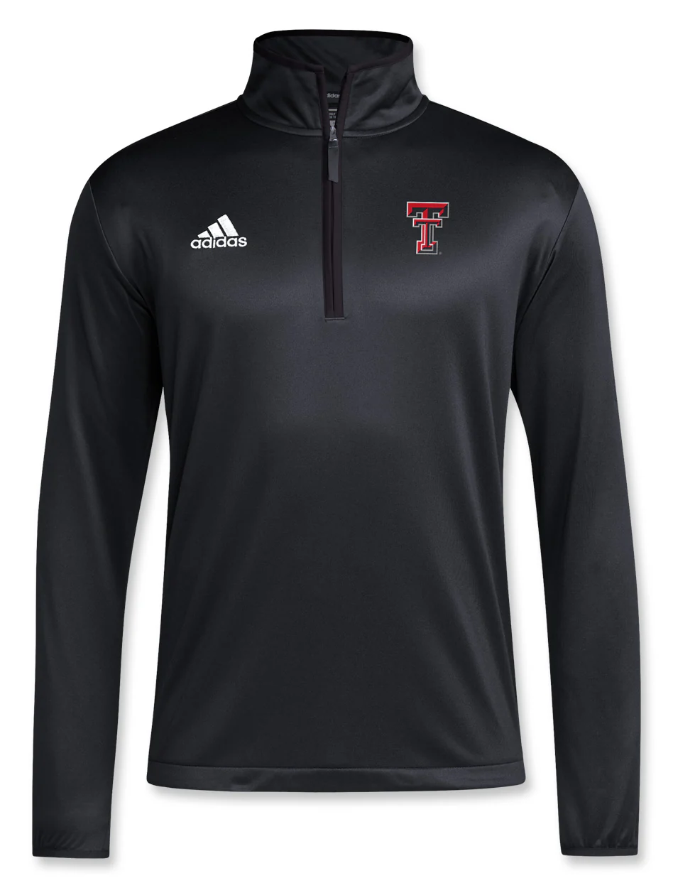 Adidas Texas Tech "Stadium" Sideline 2024 Knit Quarter Zip - Image 5