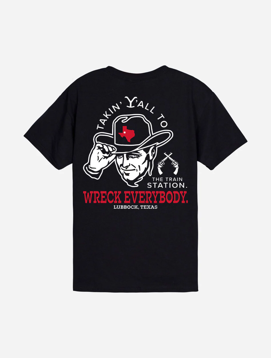 "All Aboard" YOUTH Black T-Shirt