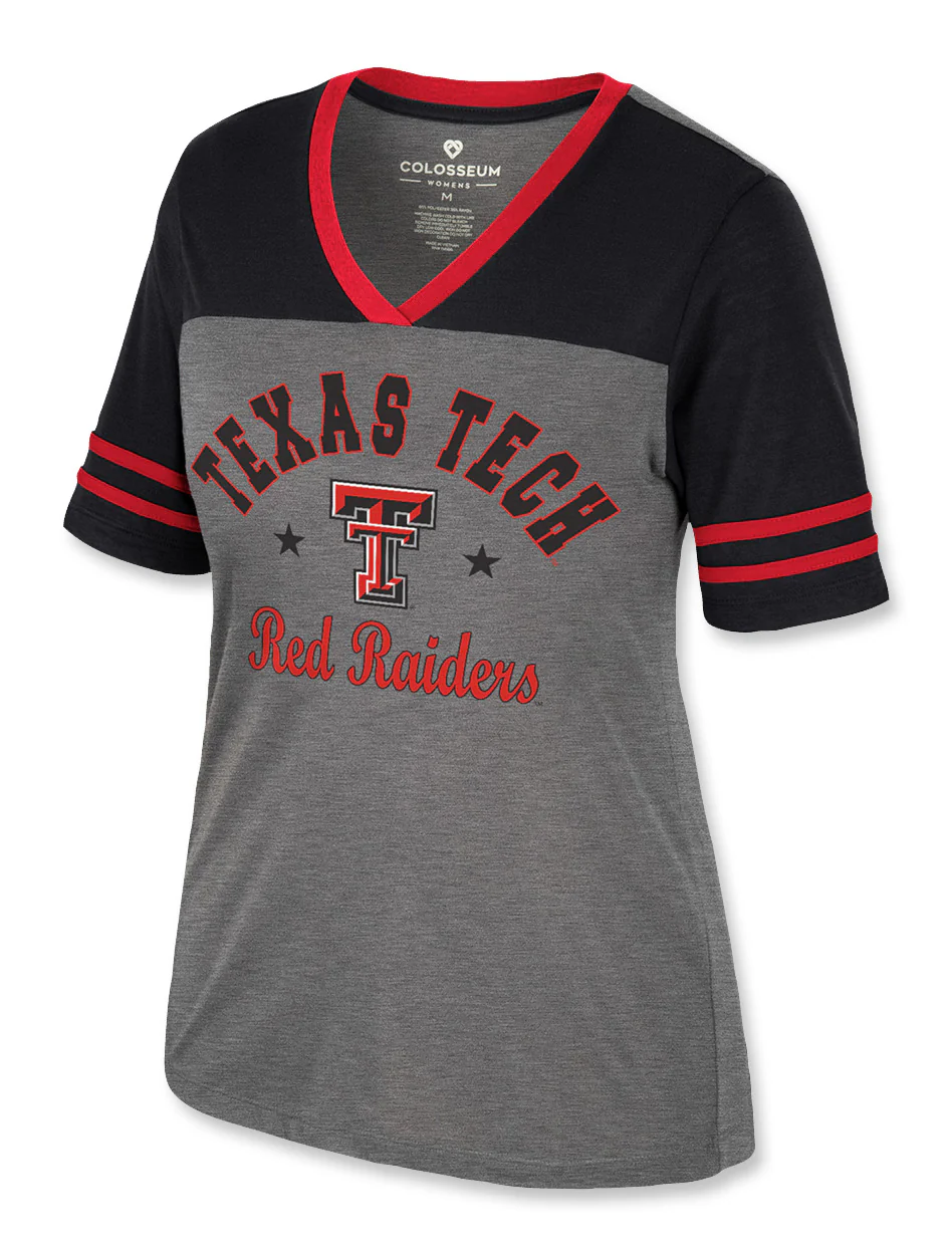 Arena Texas Tech "Be The Crown" Women's V-Neck T-Shirt