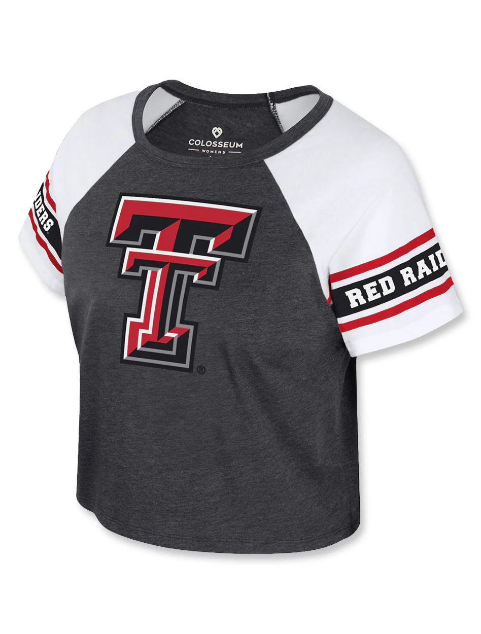 Arena Texas Tech "Gloria" Women's Crop Top Tee