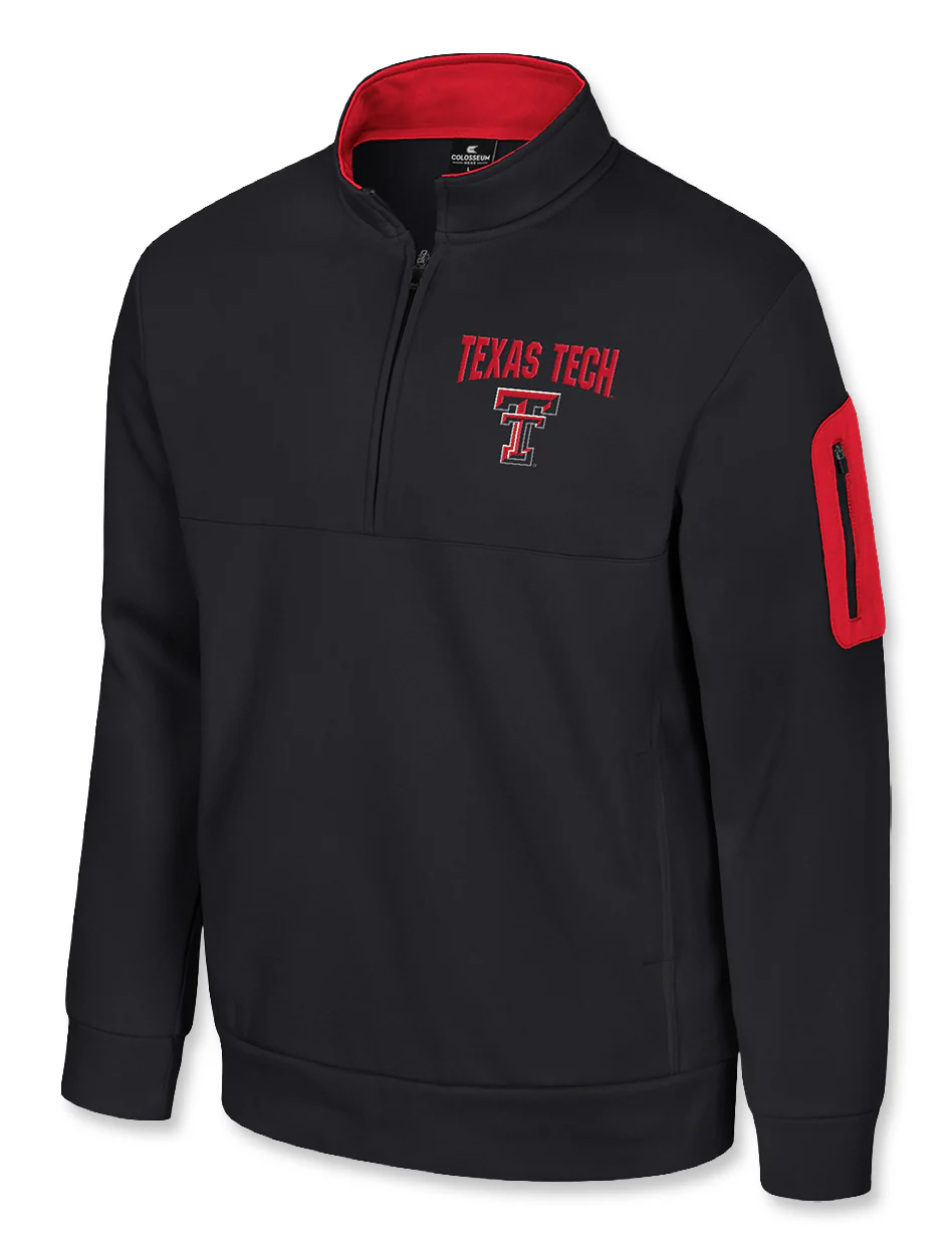 Arena Texas Tech "Hits the Road" Athletic 1/2 Zip Pullover