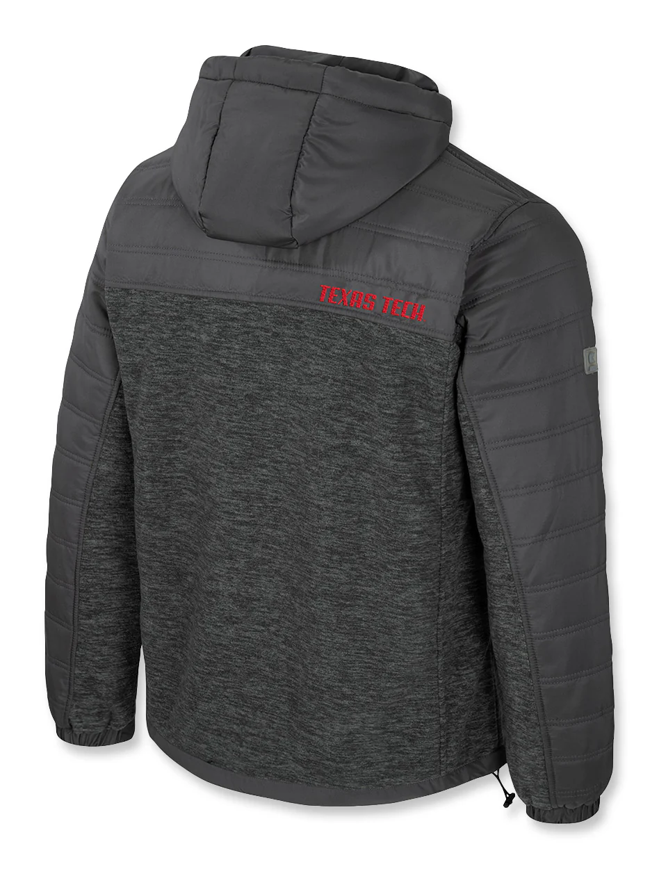 Arena Texas Tech "Nightman" Hooded Puffer Full Zip Jacket - Image 2
