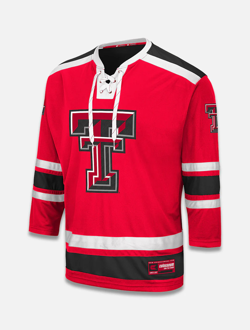 Arena Texas Tech Red Raiders Double T "Brobibs" Hockey Jersey COJH11173