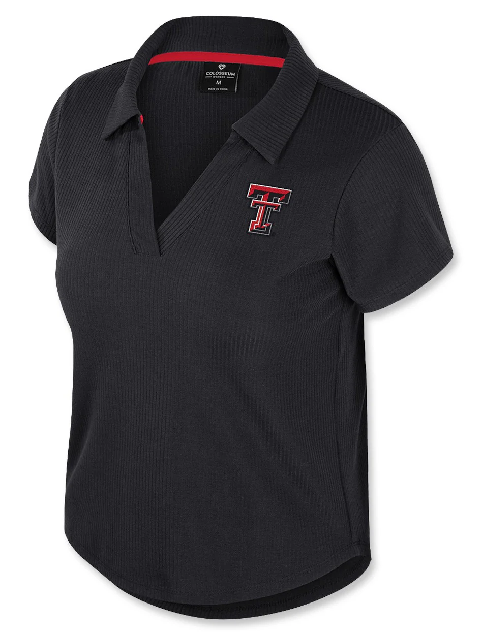 Arena Texas Tech "Sublime" Women's Ribbed Polo