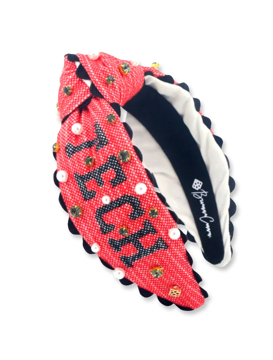 Brianna Cannon "Wreck'em Tech" Cross Stitch Jeweled Headband - Image 2