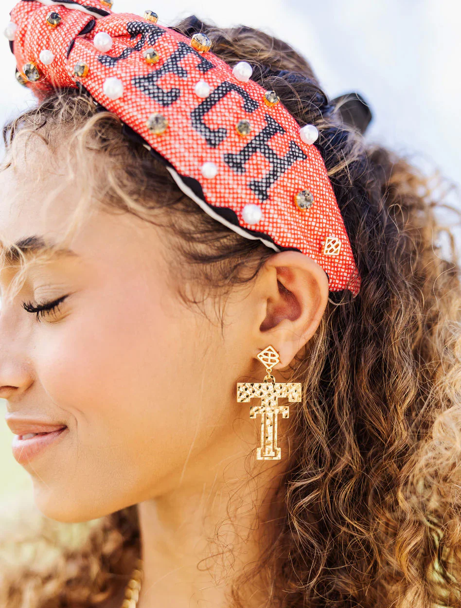 Brianna Cannon "Wreck'em Tech" Cross Stitch Jeweled Headband - Image 5