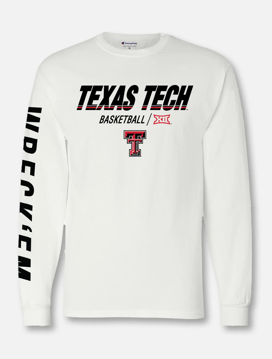 Champion Texas Tech Red Raiders Double T "Center Court" Basketball Long Sleeve T-Shirt - Image 3