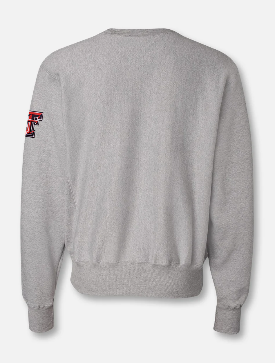 Champion Texas Tech "Rugged Football" Font Twill with Sleeve Print Reverse Weave - Image 4