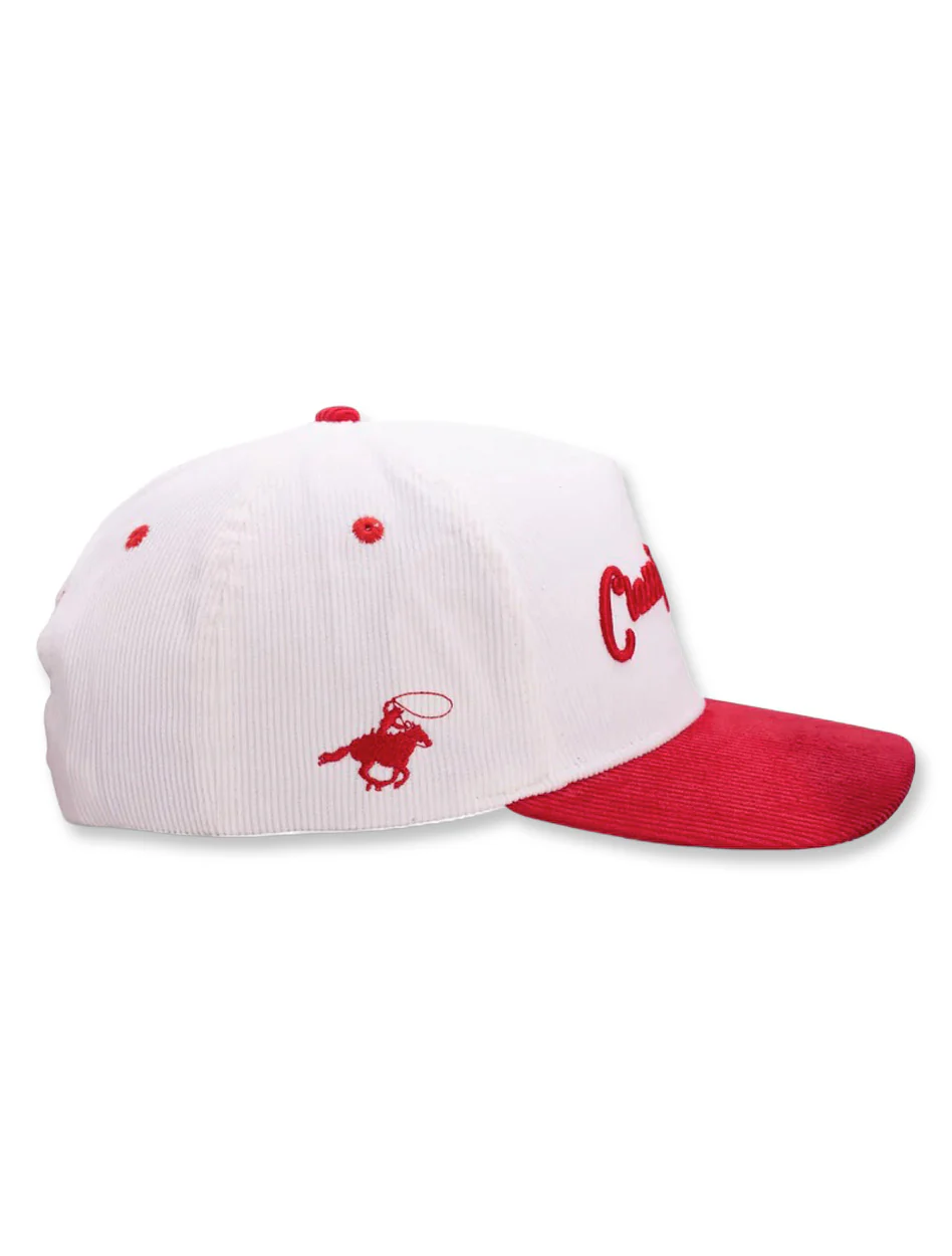 Classic Cowboy "The Cavender" 2 Tone Corduroy Snapback Hat - Image 2