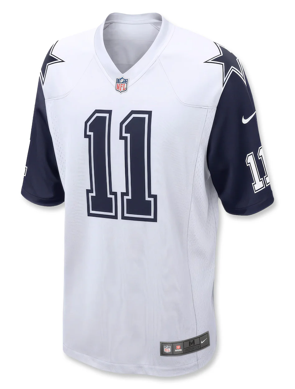 Dallas Cowboys NFL Official "#11 PARSONS Alternate" White Game Jersey - Image 2