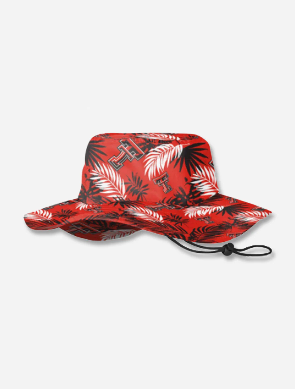 FOCO Texas Tech Red Raiders "Hawaiian Print" Boonie Hat