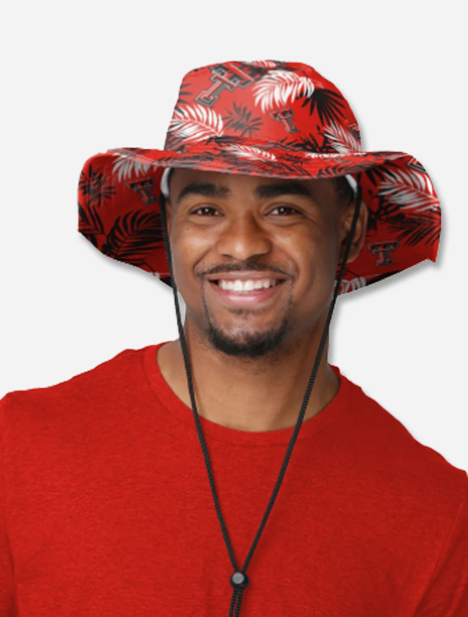 FOCO Texas Tech Red Raiders "Hawaiian Print" Boonie Hat - Image 2