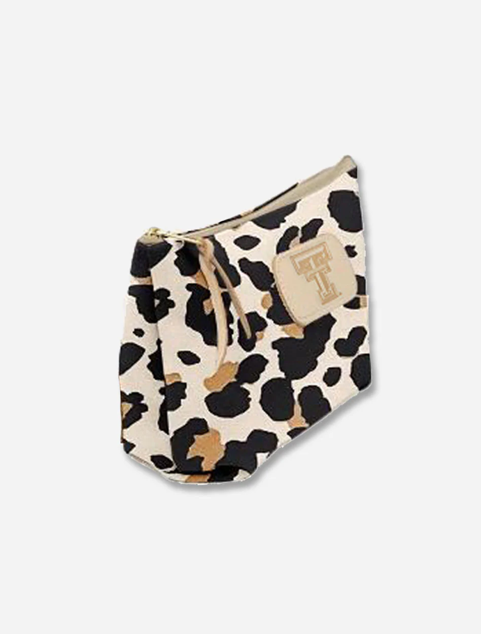 Jon Hart Texas Tech Leopard Grande Cosmetic Bag