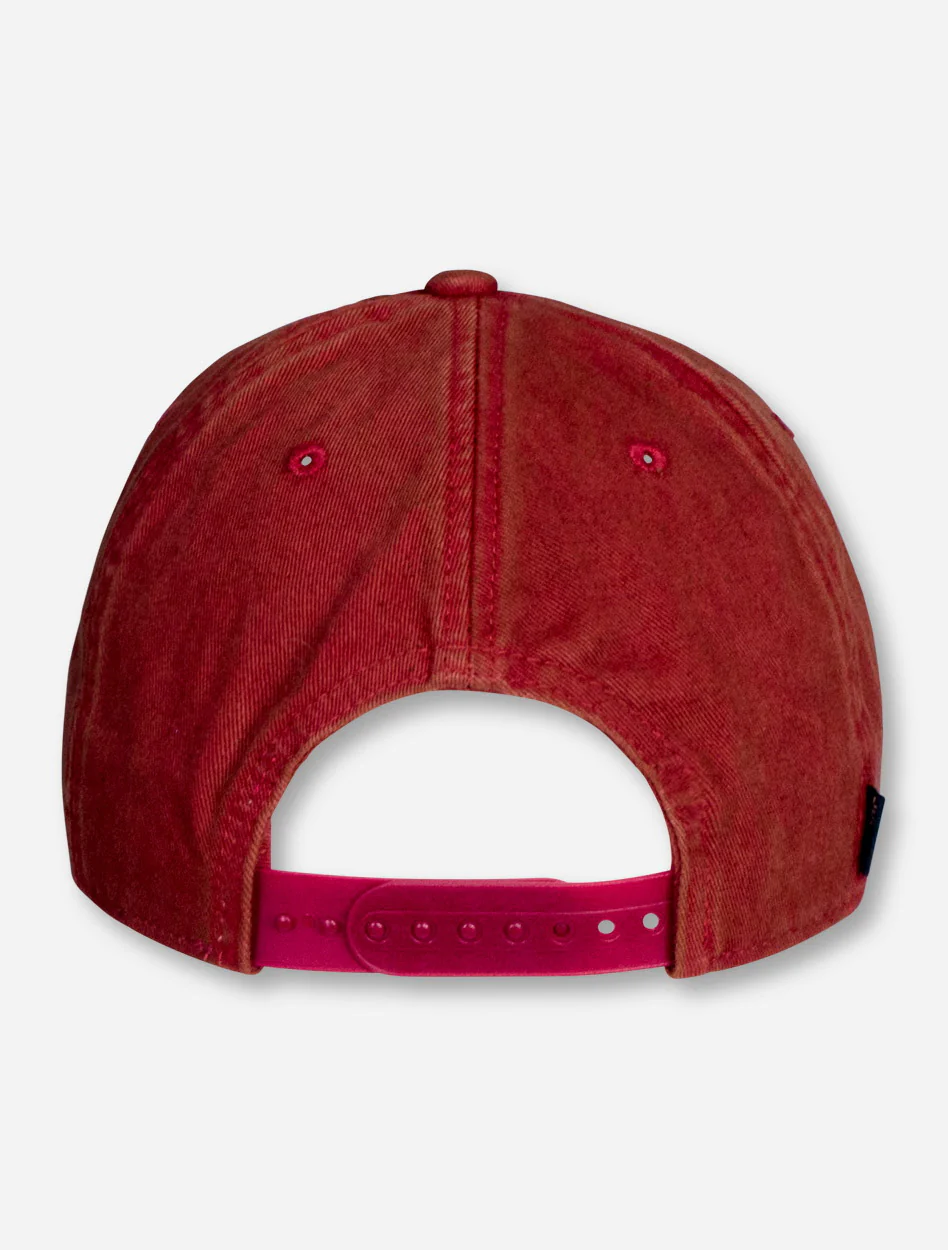 Legacy Texas Tech Rustic Red Masked Rider Snapback Cap - Image 4