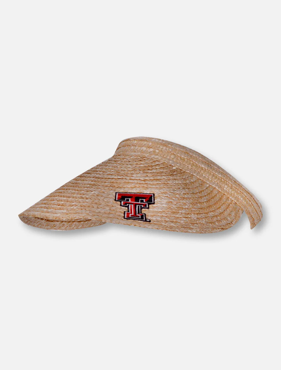 LogoFit Texas Tech Red Raiders "Betty" Straw Clip Visor