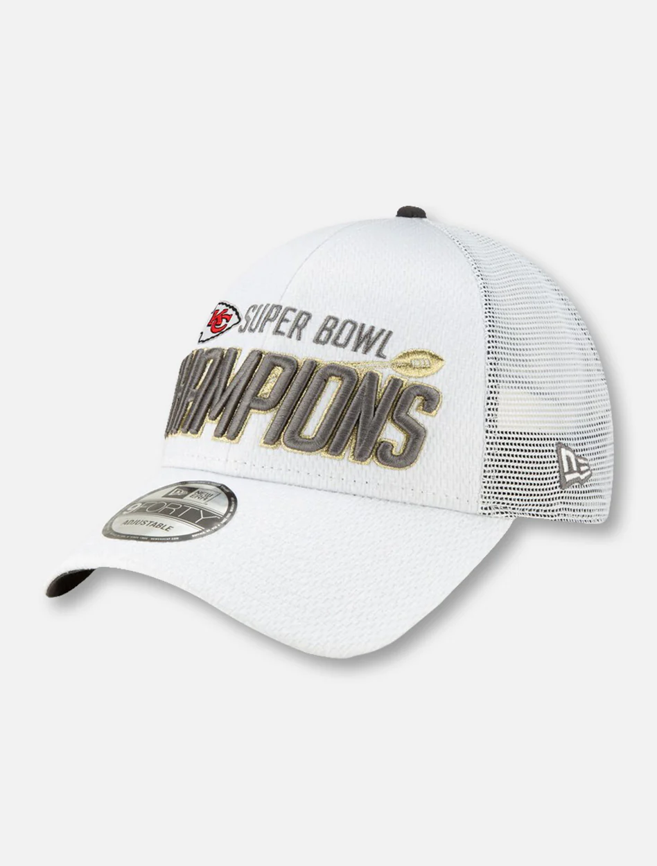 New Era Official "On The Field" Kansas City Chiefs Super Bowl LIV Champions Locker Room Cap - Image 3