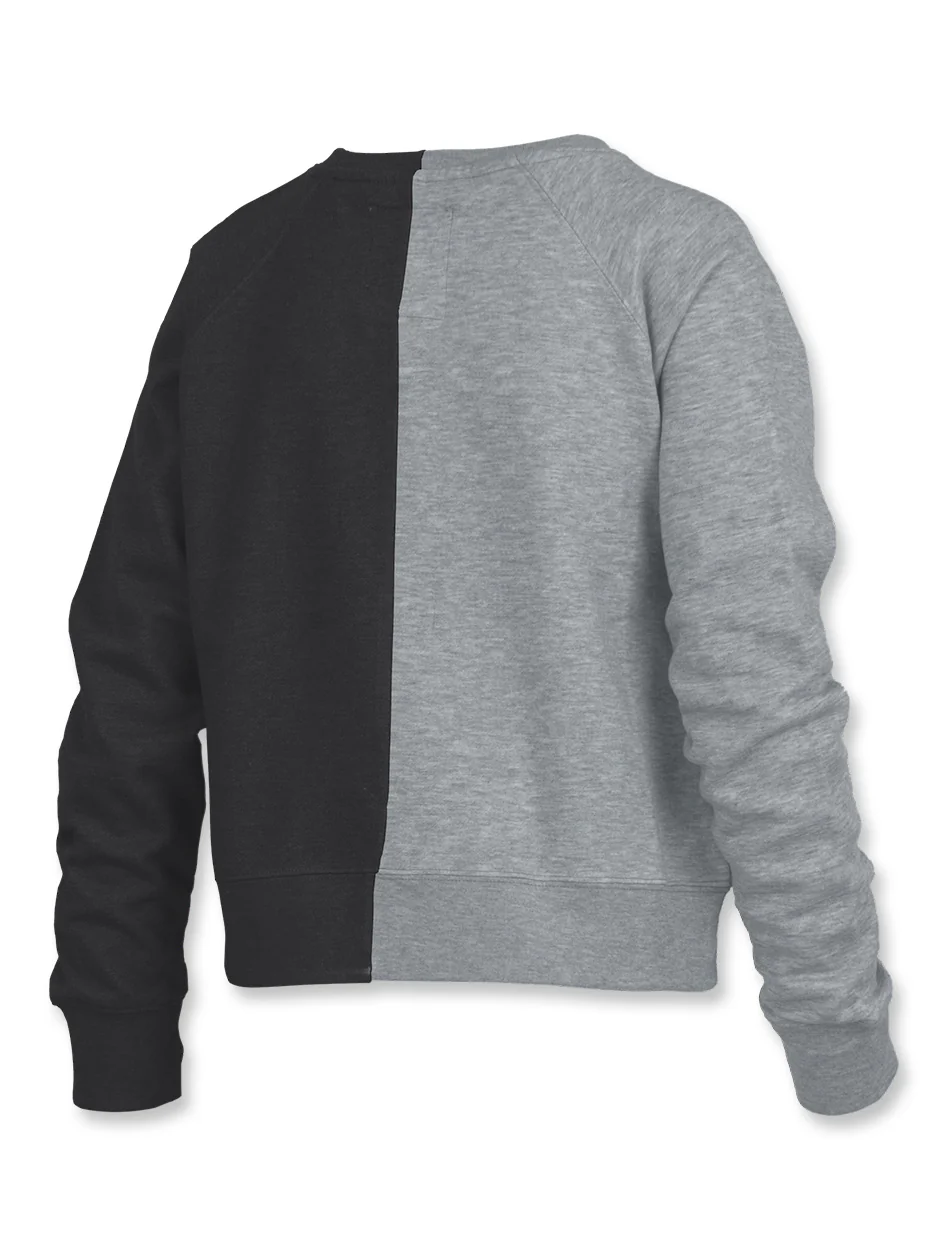 Pressbox Texas Tech "Half & Half" Crop Fleece - Image 2