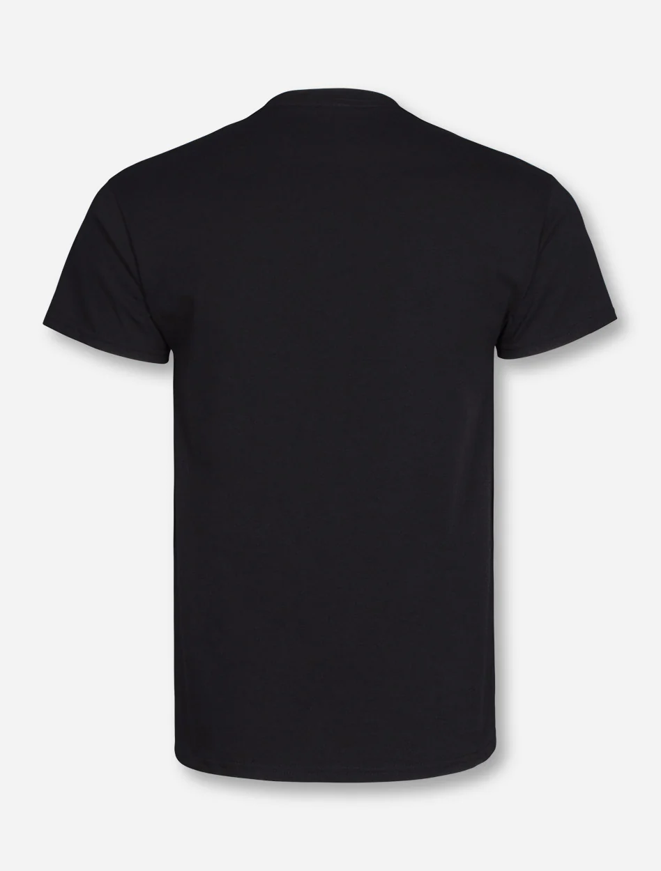 Real Dads Wear Red & Black Black T-Shirt - Texas Tech - Image 2