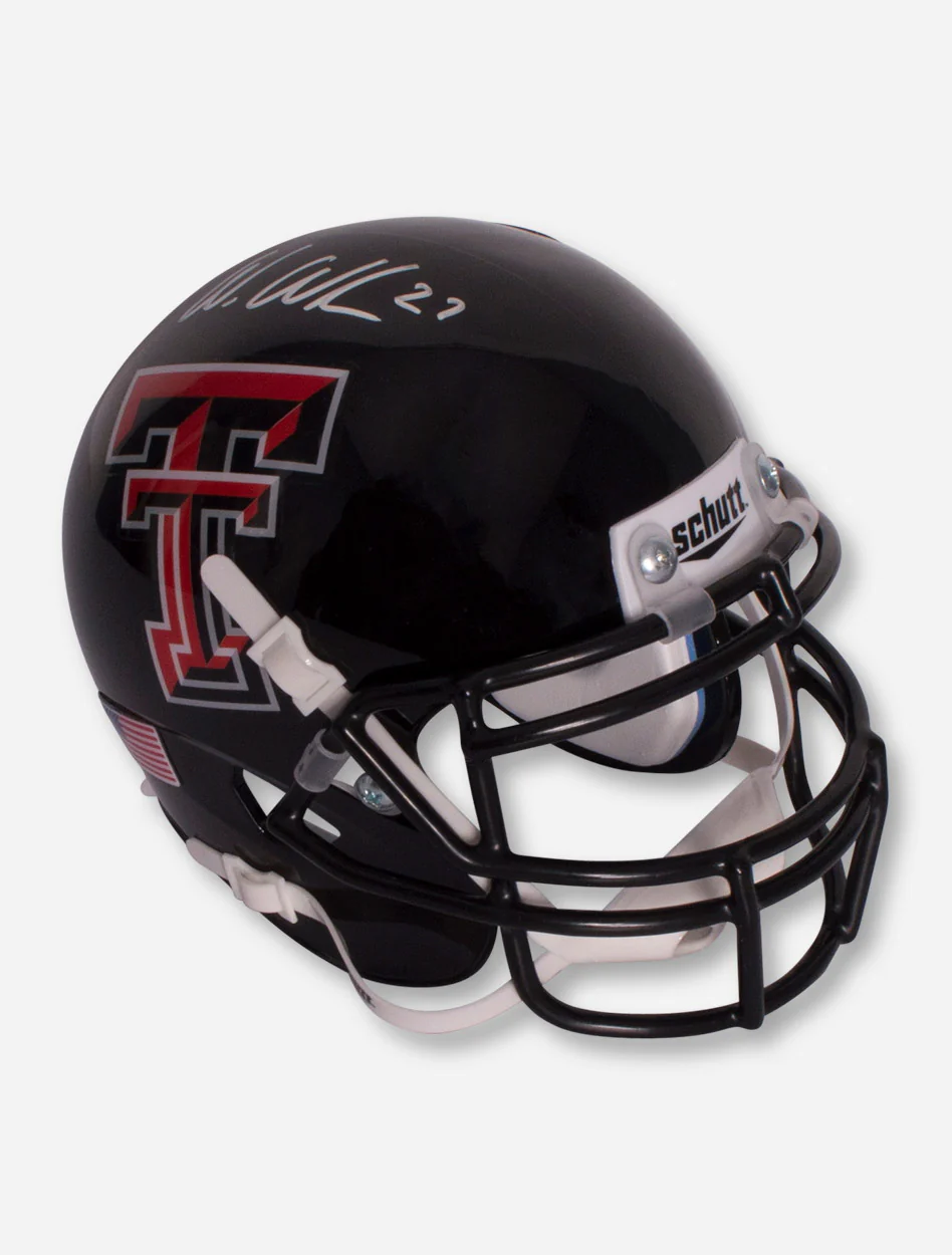 Schutt Mini Helmet Signed by Wes Welker