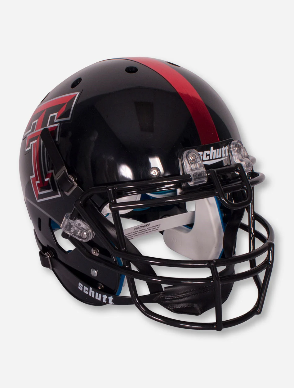 Schutt Texas Tech Black Replica Helmet - Image 2