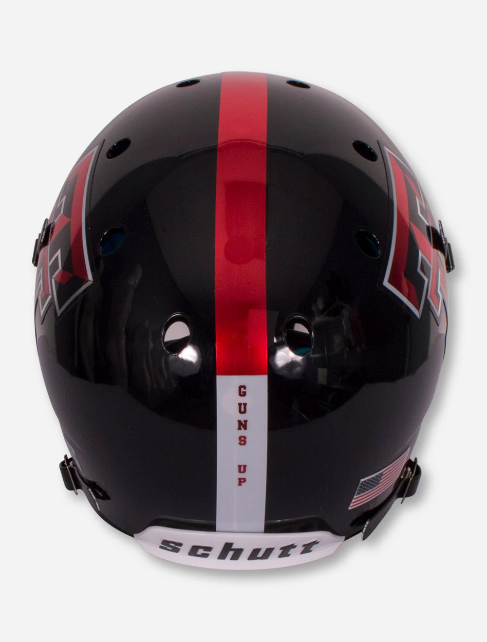Schutt Texas Tech Black Replica Helmet - Image 4