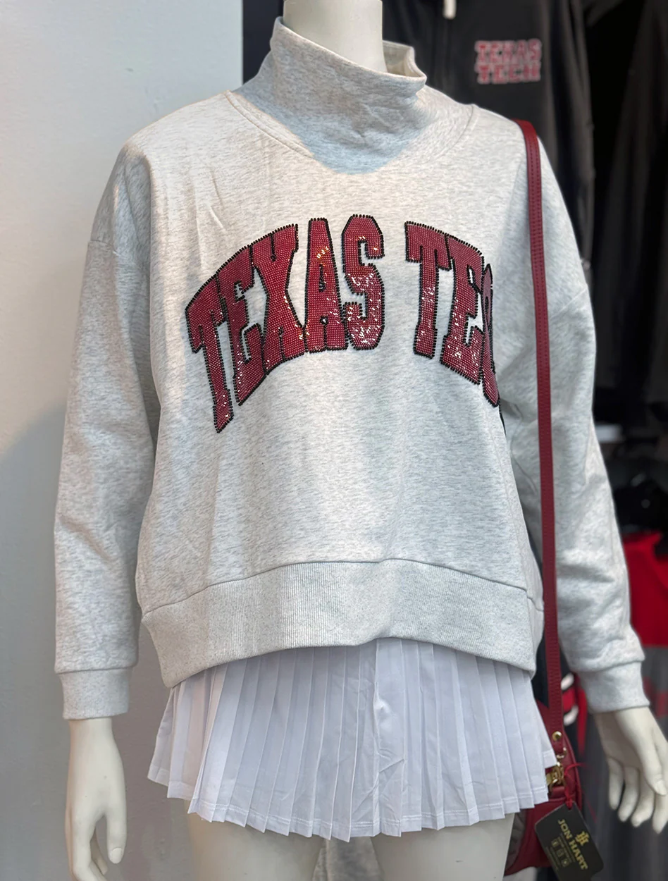 Stewart Simmons Texas Tech "Rewind Mockneck" Pullover