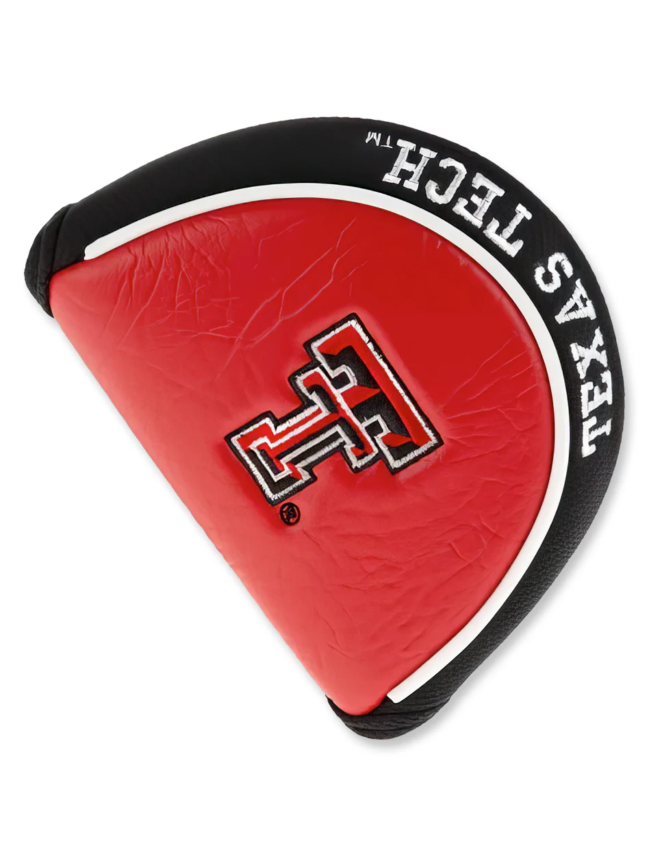 Team Golf Texas Tech Double T Leather Mallet Putter Cover