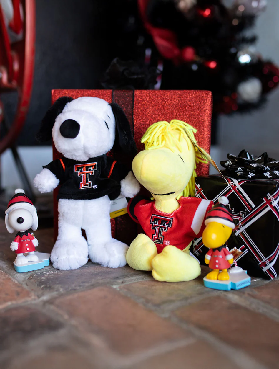 Texas Tech 10" Plush Snoopy Wearing a Jersey - Image 2