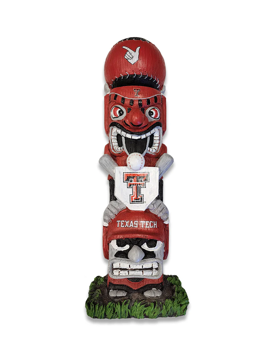 Texas Tech 16" Baseball Tiki Totem