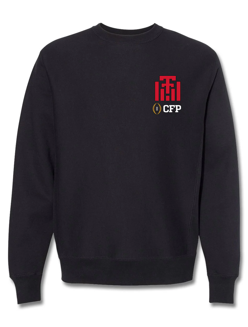 Texas Tech 2025 CFP - Crew- All Yall - BLACK - Image 2
