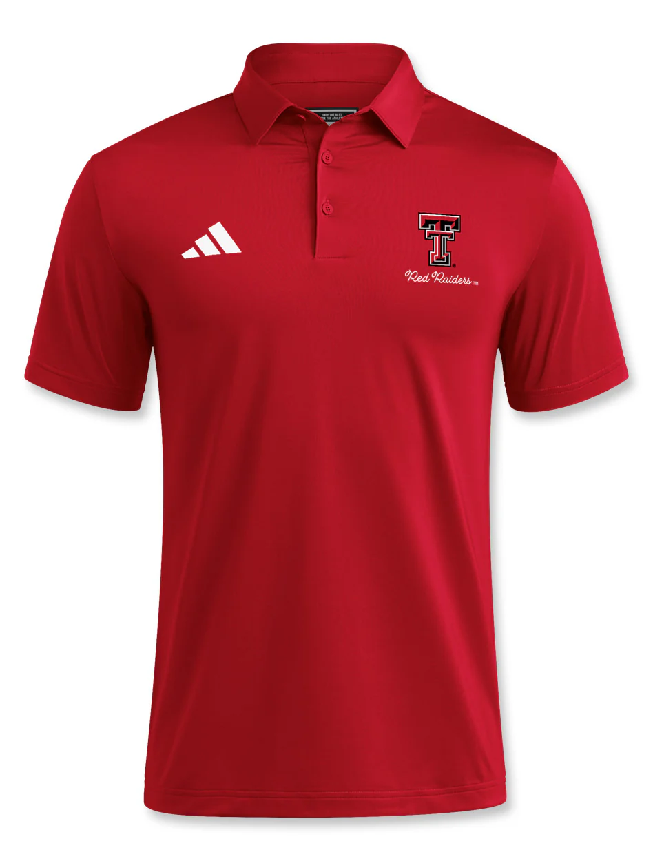 Adidas Texas Tech Fall 2026 Sideline Polo (mpo-810)