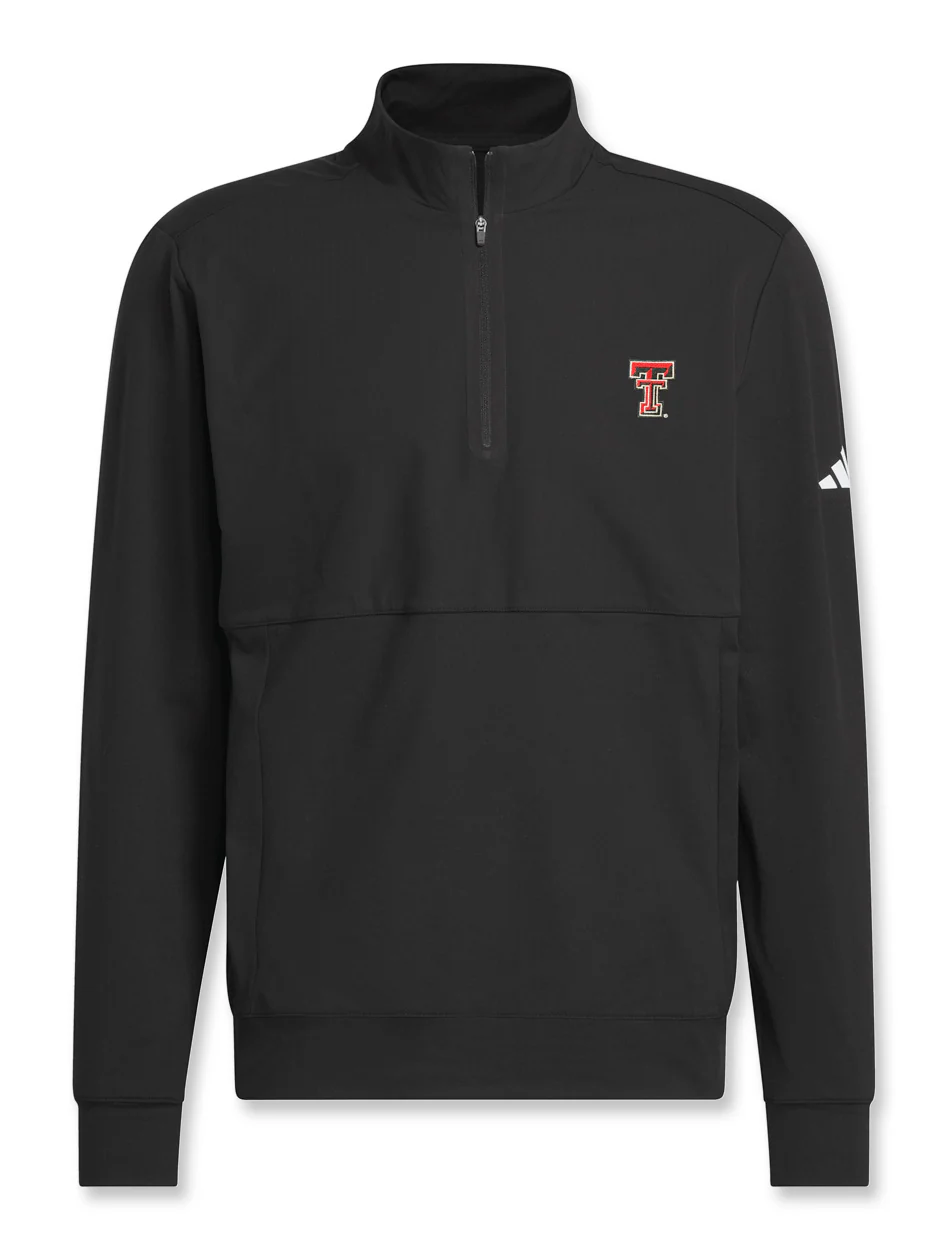 Adidas Texas Tech Golf "Range Session" Tour 1/4 Zip (mow-802)