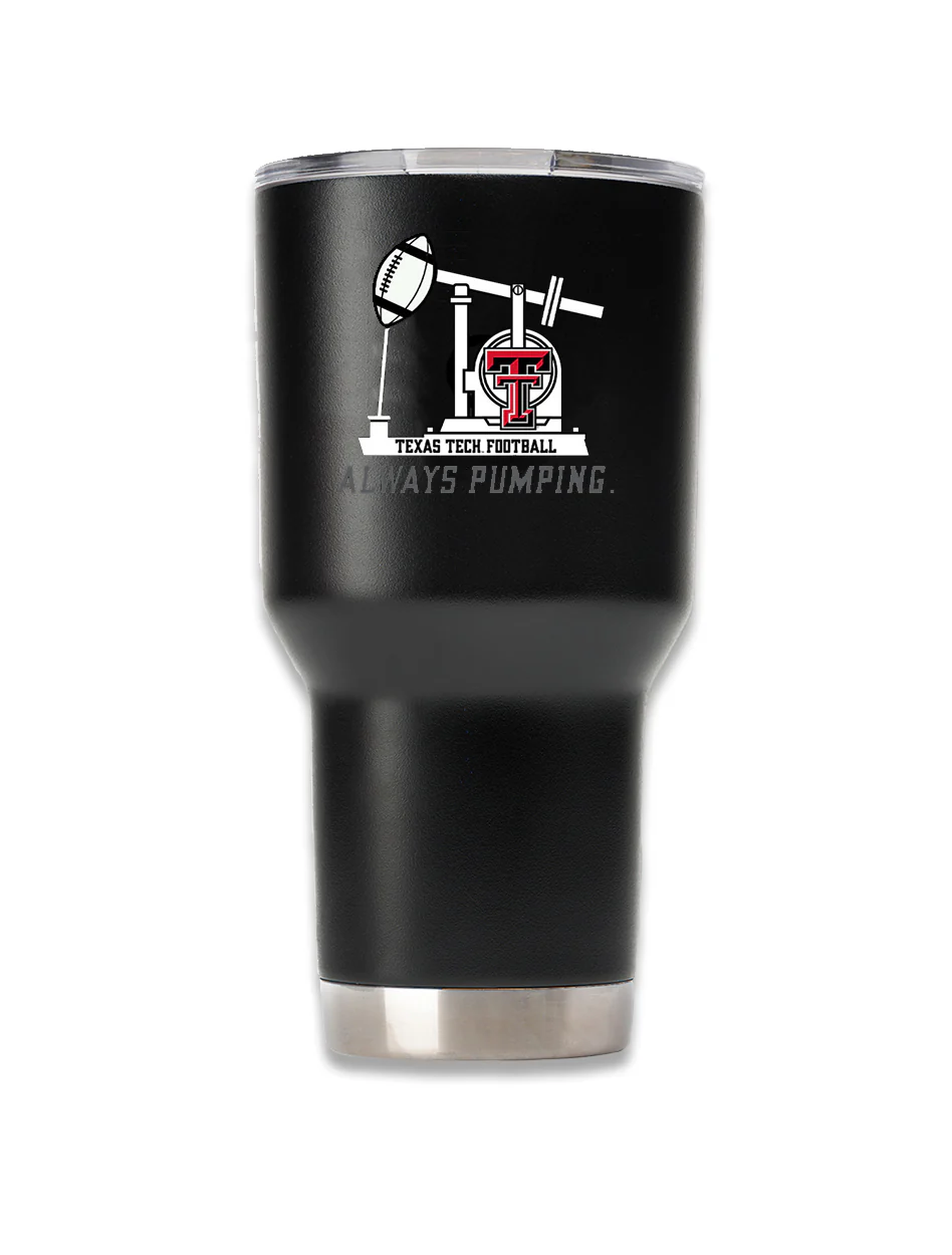 Texas Tech "Always Pumping" Double Walled Travel Tumbler 30oz