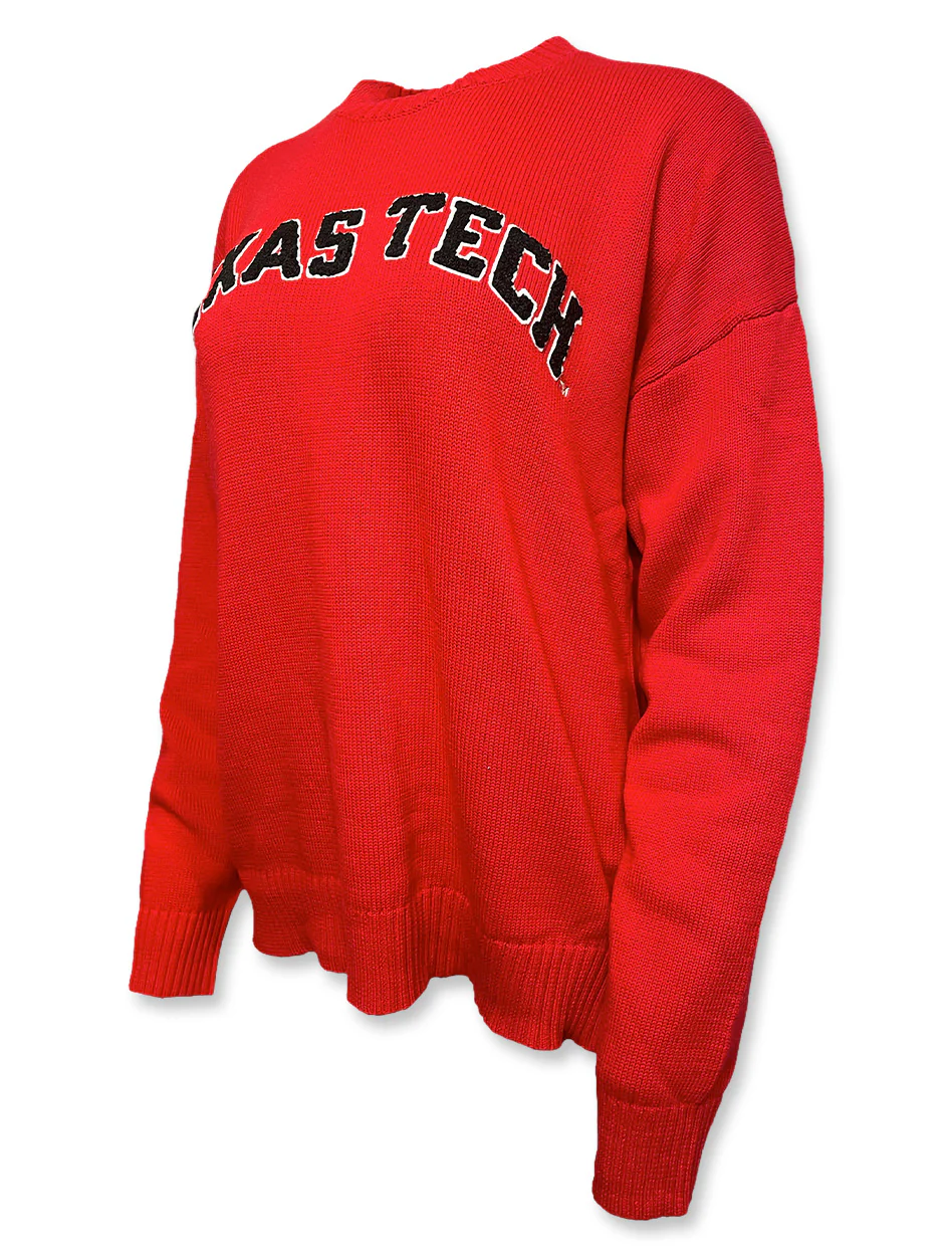 Texas Tech Arch in Chenille "Darby" Sweater - Image 4