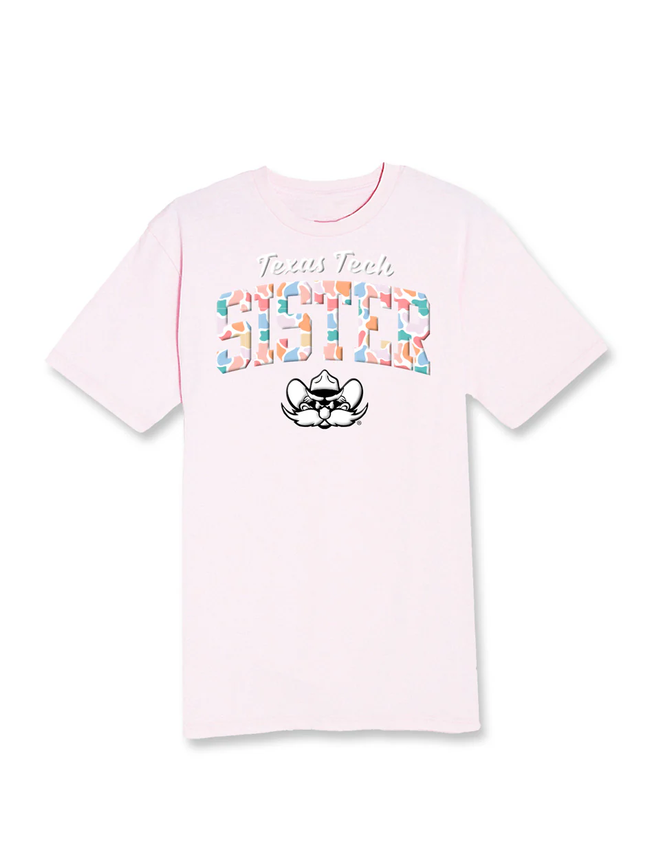Texas Tech "Arch Over Sister" Puff Print T-Shirt