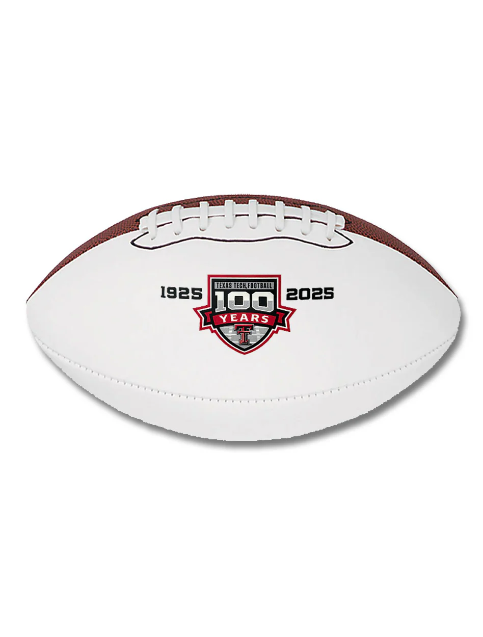 Texas Tech Baden "100 Years of Texas Tech Football" Limited Edition Autograph Football