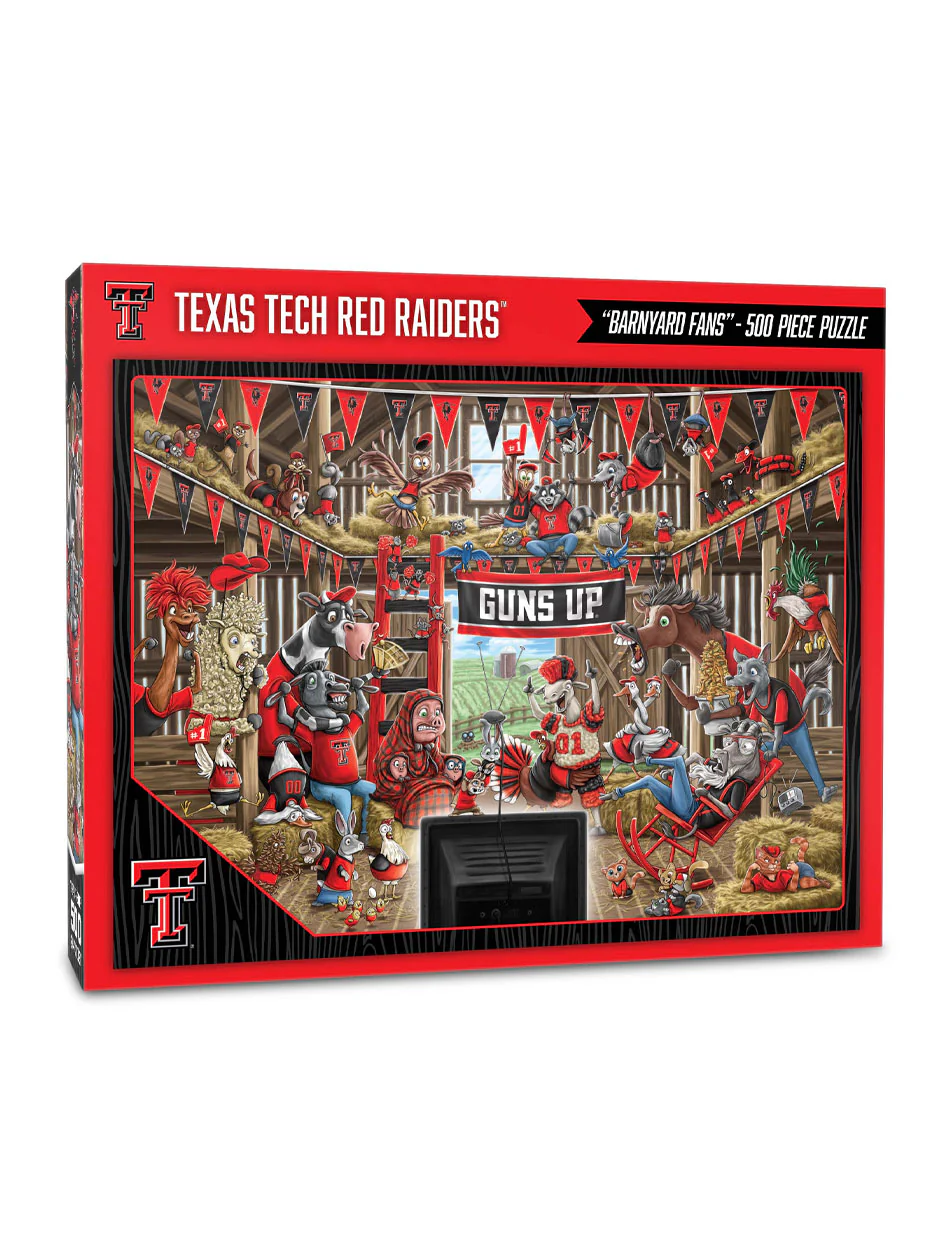 Texas Tech "Barnyard Fans" 500 Piece Puzzle - Image 2