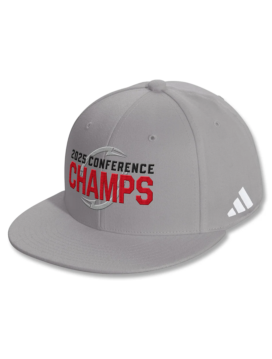 Texas Tech Big 12 CHAMPS - Adidas HAT - GREY