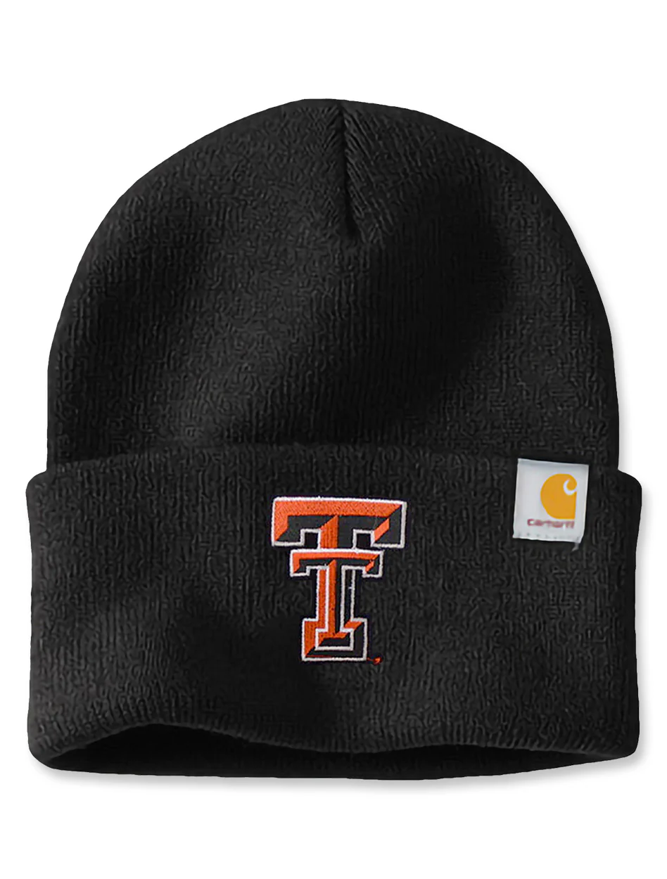 Texas Tech Carhart "Watch 2.0" Beanie - Image 2