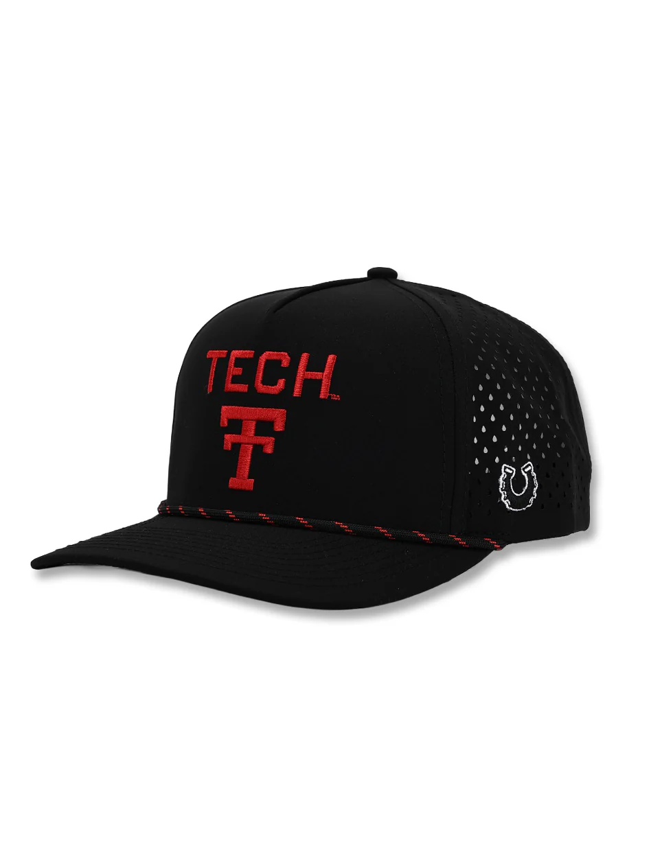 Texas Tech Dark Horse "100 Year" Black Sport Snapback Cap