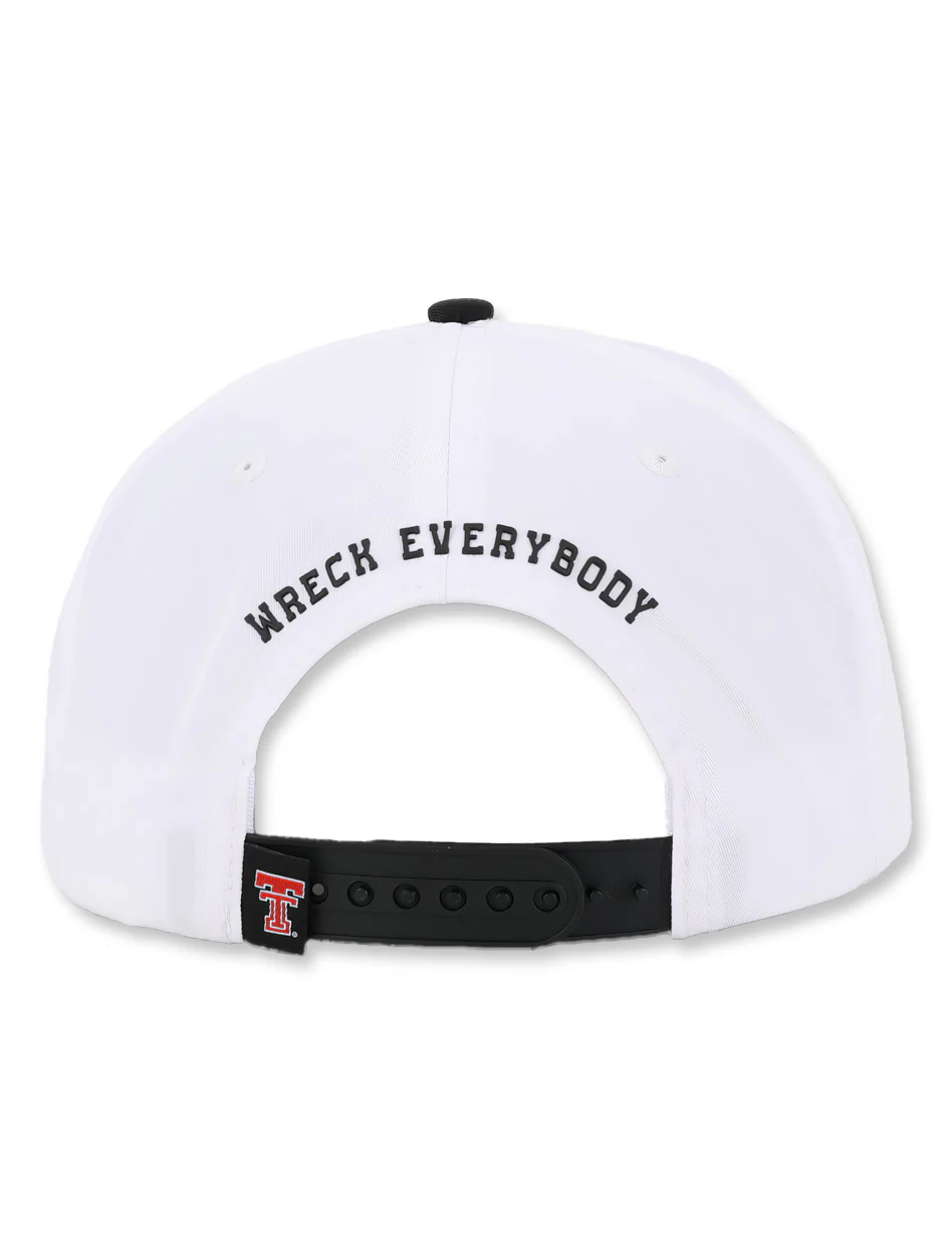 Texas Tech Dark Horse "He's a 10" White Snapback Cap - Image 3